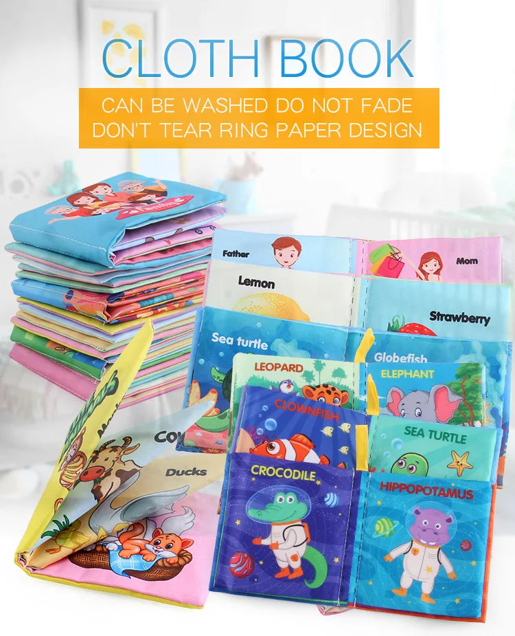 Baby Cloth Books Enlightenment Early Educational Toys