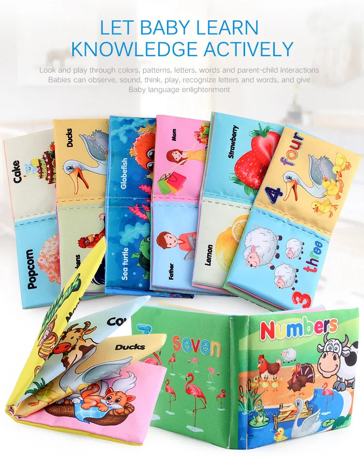Baby Cloth Books Enlightenment Early Educational Toys