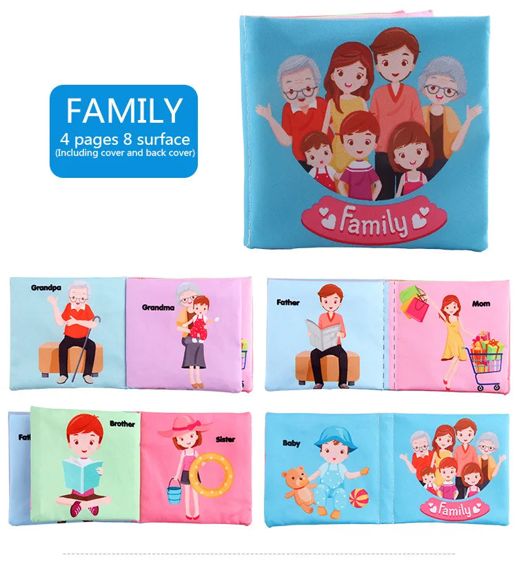 Baby Cloth Books Enlightenment Early Educational Toys