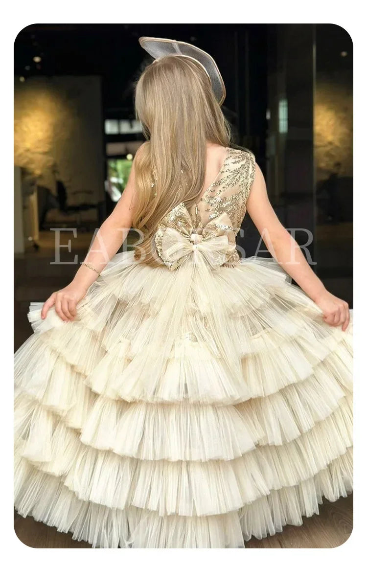 Girl's Princess Dress Cute Party Clothes for Special Events