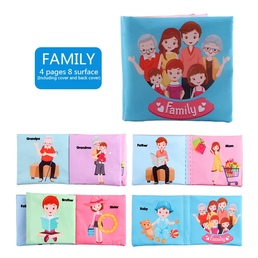 Baby Cloth Books Enlightenment Early Educational Toys