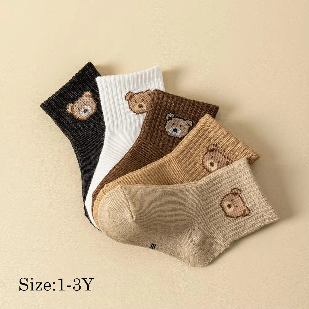 5 Pairs Baby Socks Toddler Soft socks