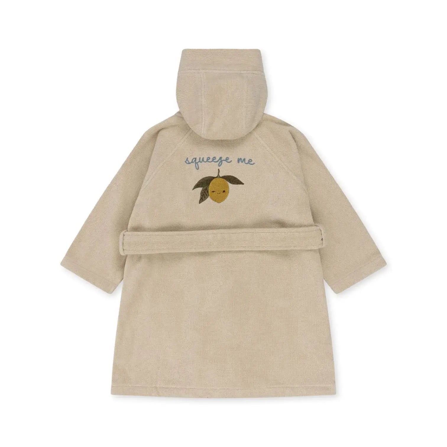 2024 KS Kids Cute Lemon Bathrobe Boys Girl Pajamas Toddler Clothing