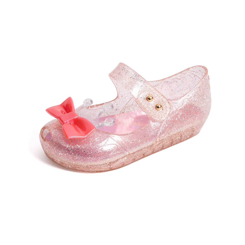 New Children's Garden Shoes Pure Color Bright Bow Sandals