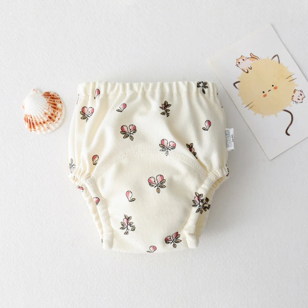 Cotton Baby Training Pants for Kids Diaper Waterproof Underwear