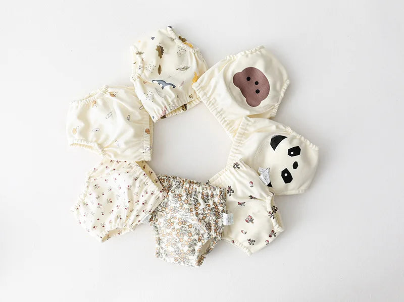 Cotton Baby Training Pants for Kids Diaper Waterproof Underwear