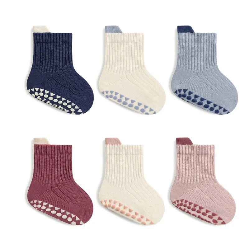 3 Pairs Kids Cotton Socks