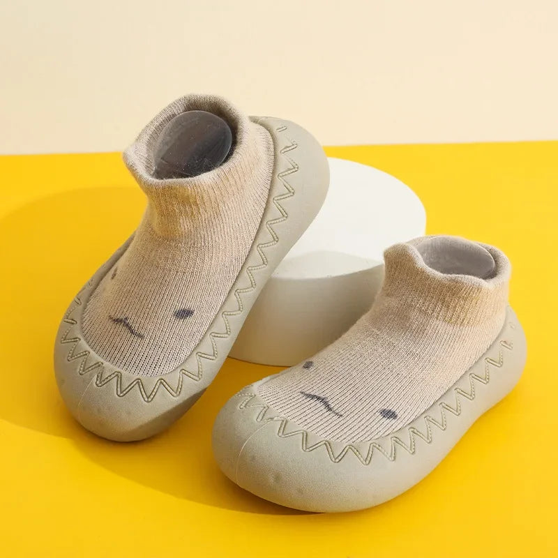 Baby & Toddler Soft Sole First Walker Sock Shoes (0–3 Years)