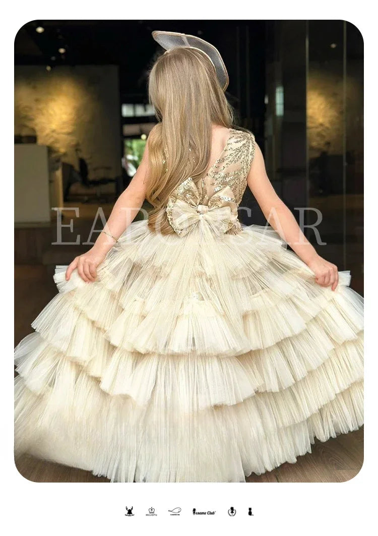Girl's Princess Dress Cute Party Clothes for Special Events