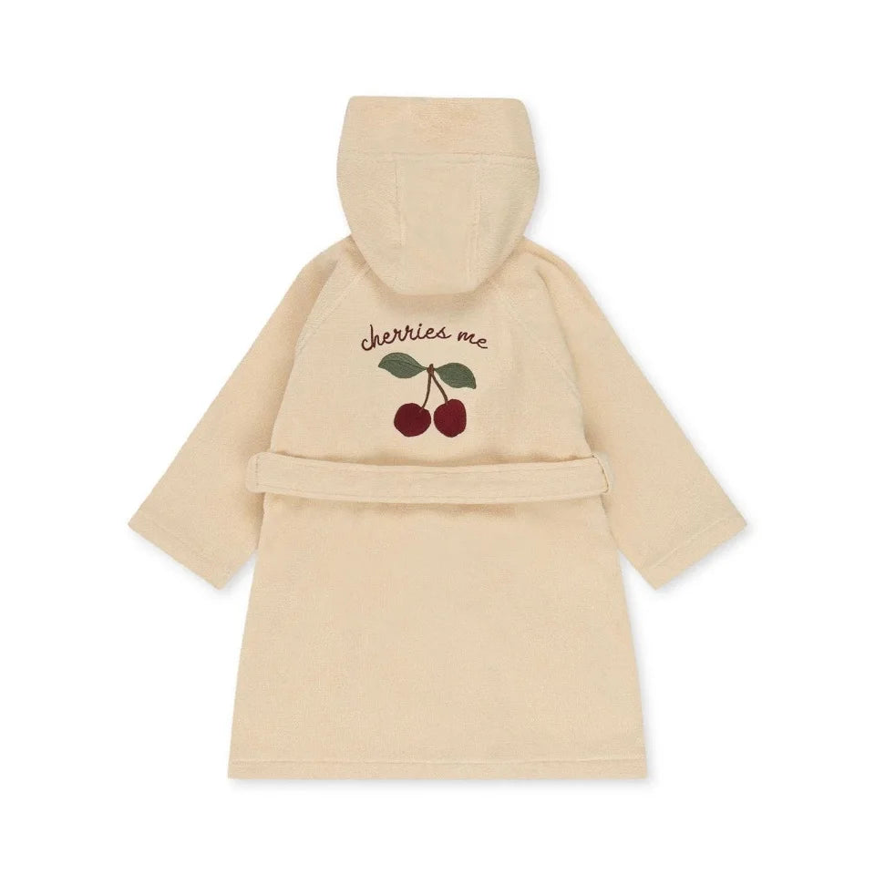 2024 KS Kids Cute Lemon Bathrobe Boys Girl Pajamas Toddler Clothing