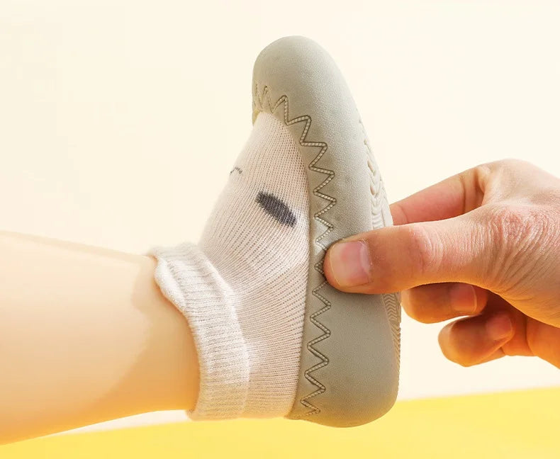 Baby & Toddler Soft Sole First Walker Sock Shoes (0–3 Years)