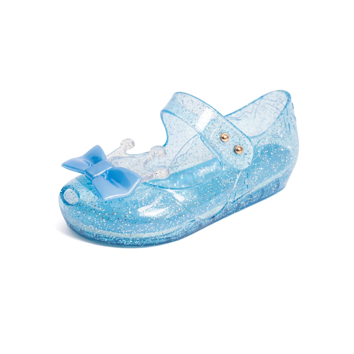 New Children's Garden Shoes Pure Color Bright Bow Sandals
