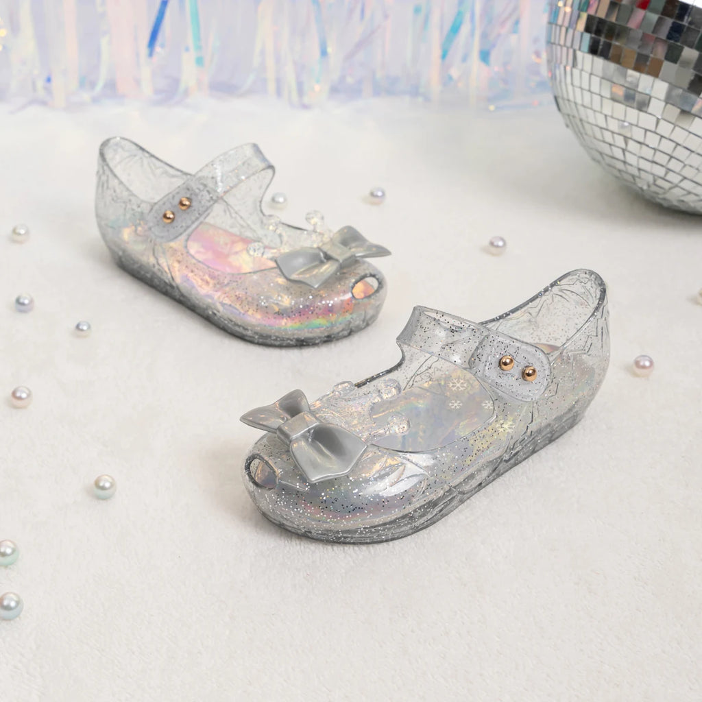 New Children's Garden Shoes Pure Color Bright Bow Sandals