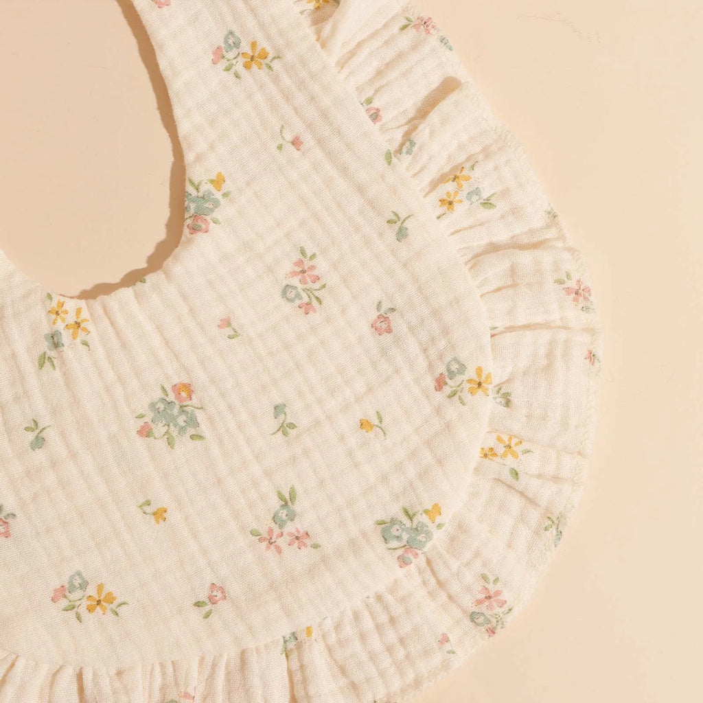 3pcs Baby Cute Ruffle Edge Saliva Towel