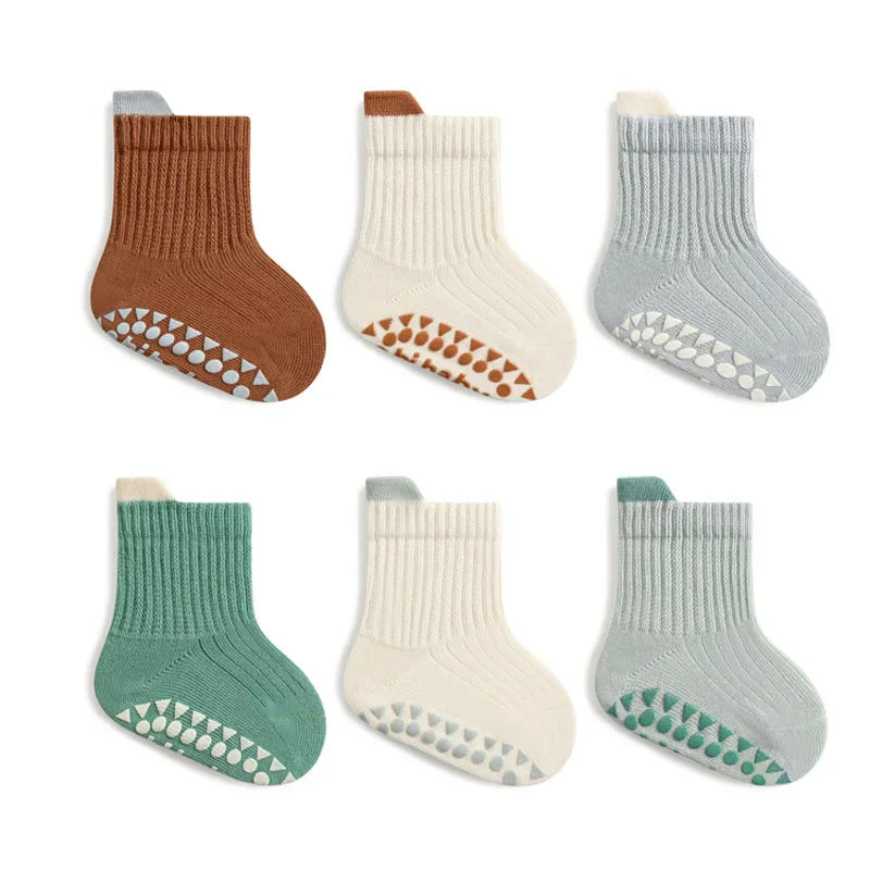 3 Pairs Kids Cotton Socks