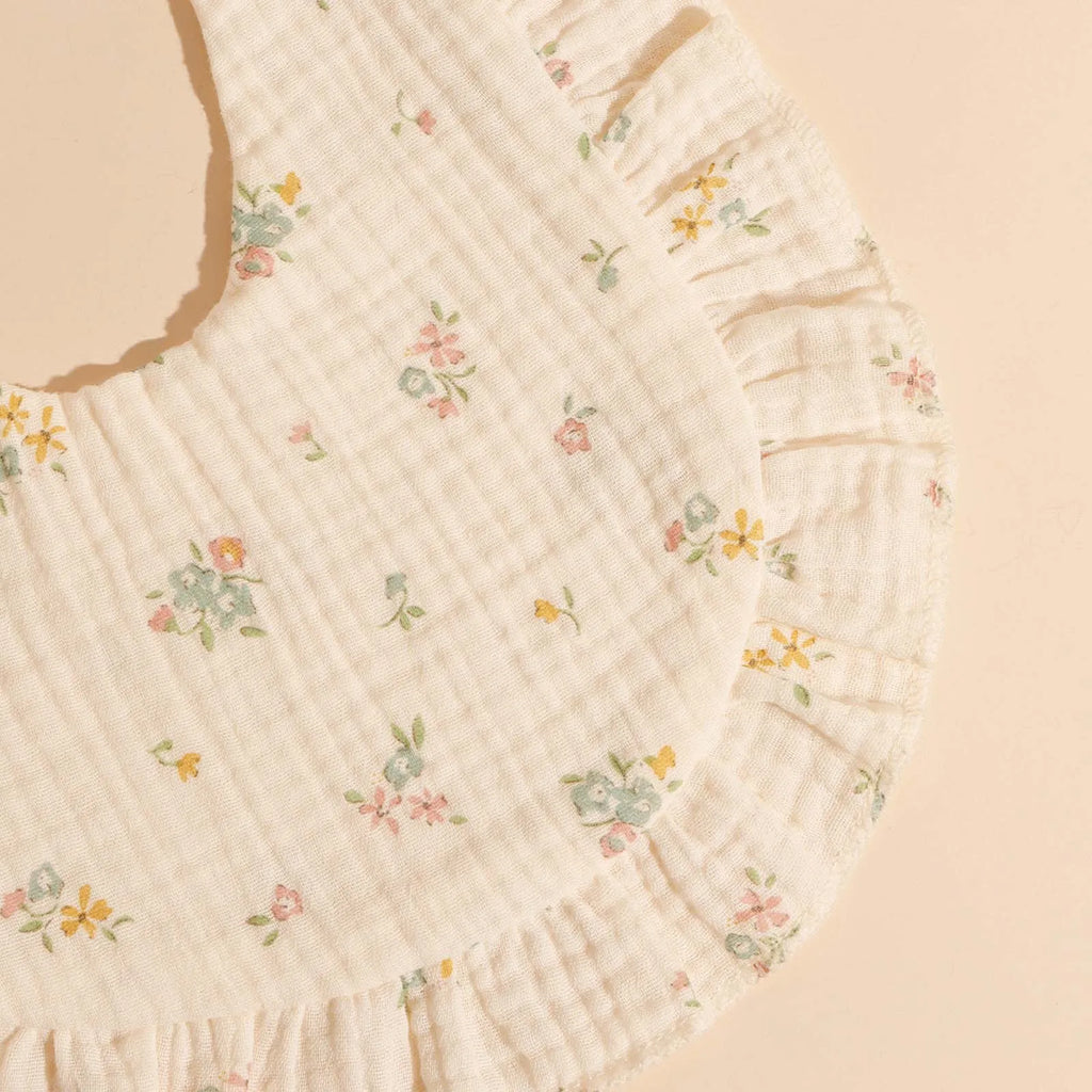 3pcs Baby Cute Ruffle Edge Saliva Towel