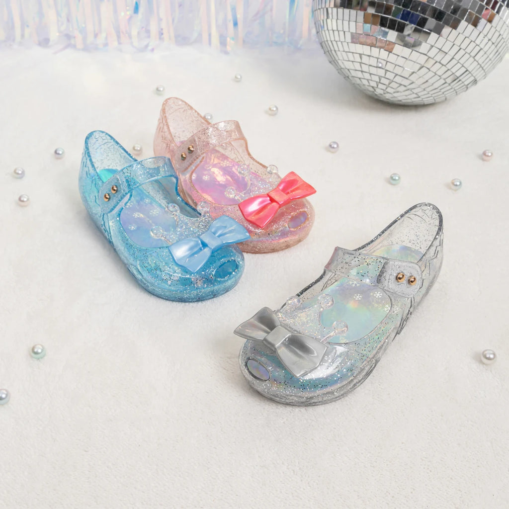 New Children's Garden Shoes Pure Color Bright Bow Sandals