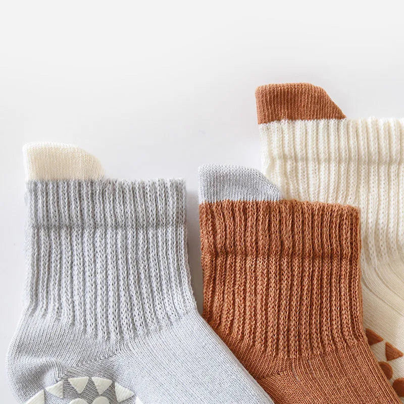 3 Pairs Kids Cotton Socks