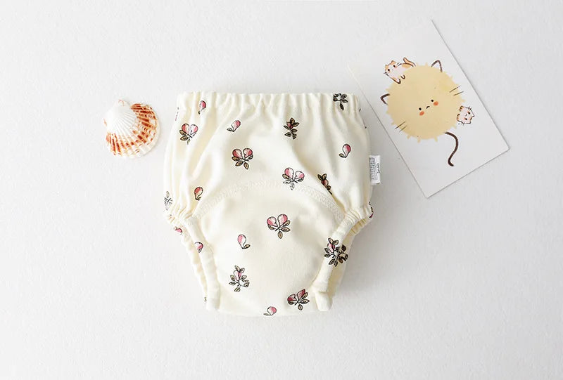 Cotton Baby Training Pants for Kids Diaper Waterproof Underwear