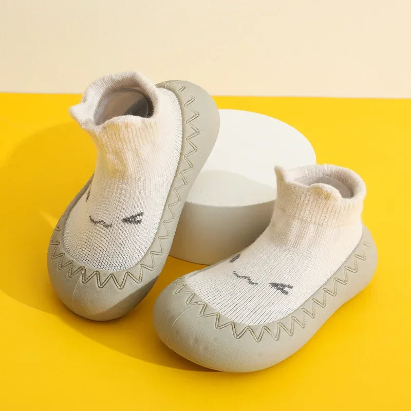 Baby & Toddler Soft Sole First Walker Sock Shoes (0–3 Years)