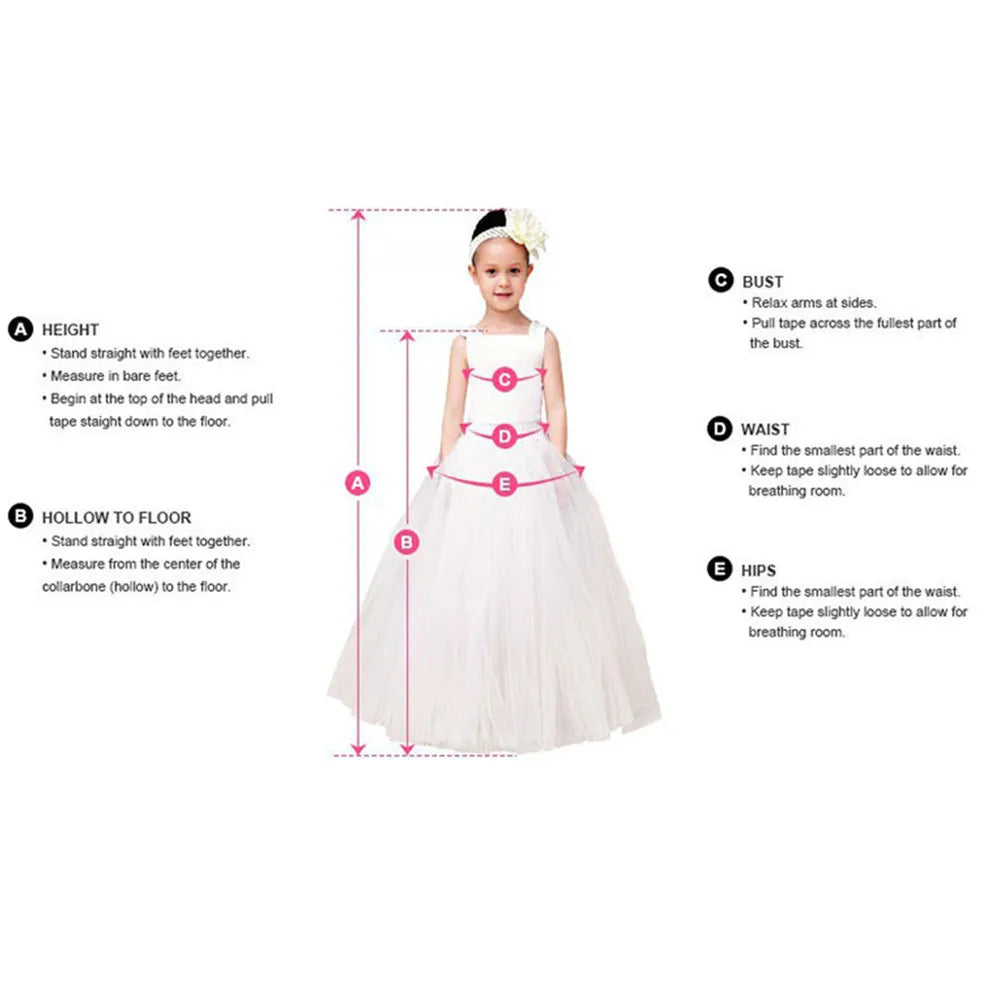 Baby Girls Flower Butterfly Dress Knee-Length Tulle Evening Formal Dress