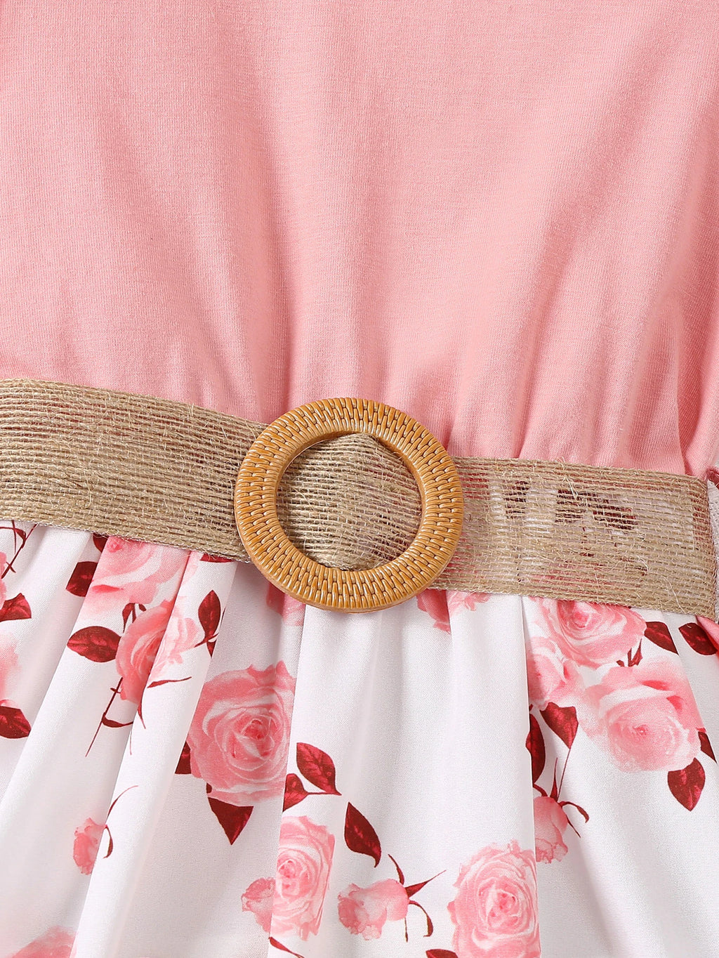 Girl's casual romantic floral dress
