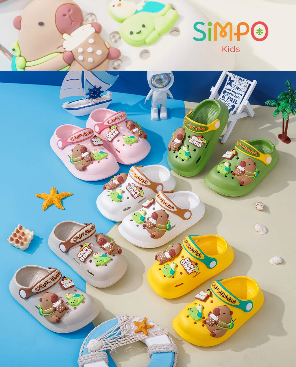 Summer Kids' Garden Clogs Shoes Boys & Girls