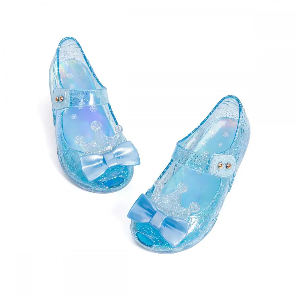New Children's Garden Shoes Pure Color Bright Bow Sandals