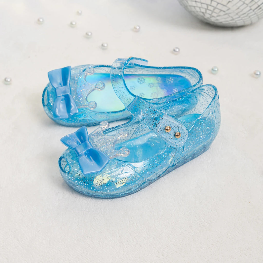 New Children's Garden Shoes Pure Color Bright Bow Sandals