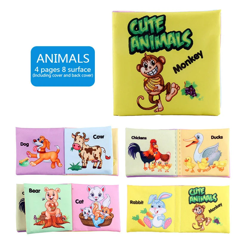 Baby Cloth Books Enlightenment Early Educational Toys