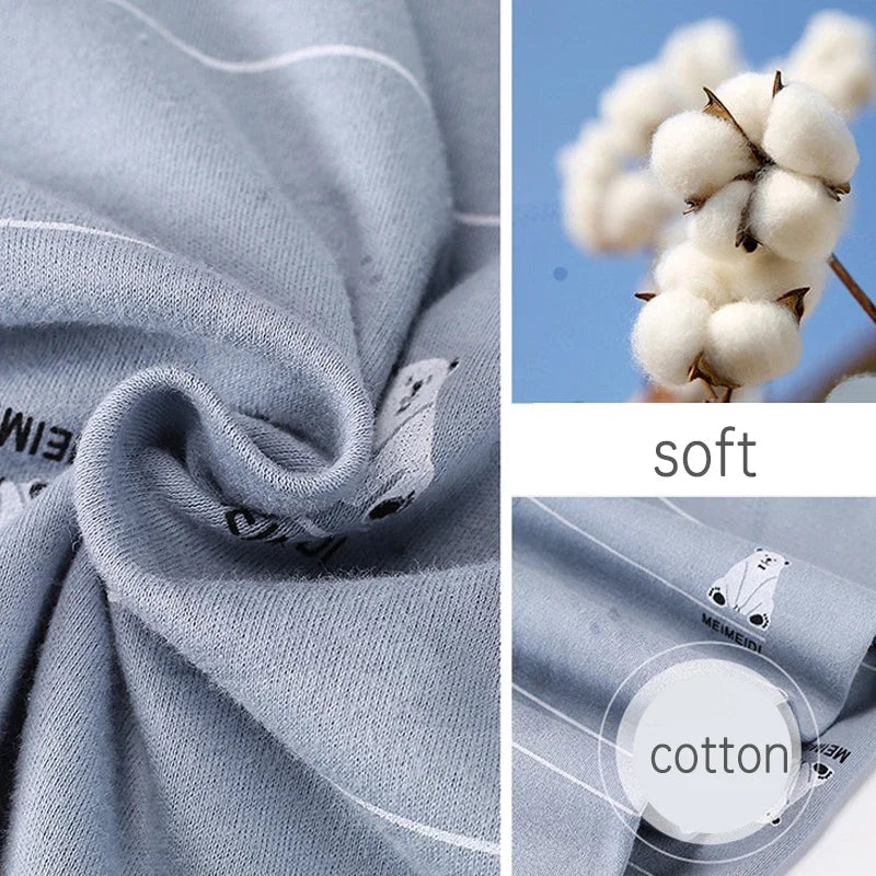 Kids Cotton Clothing Set Unisex Children's Autumn Winter Sleepwear