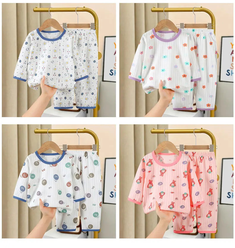 Kids Clothes Three Quarter Sleeve