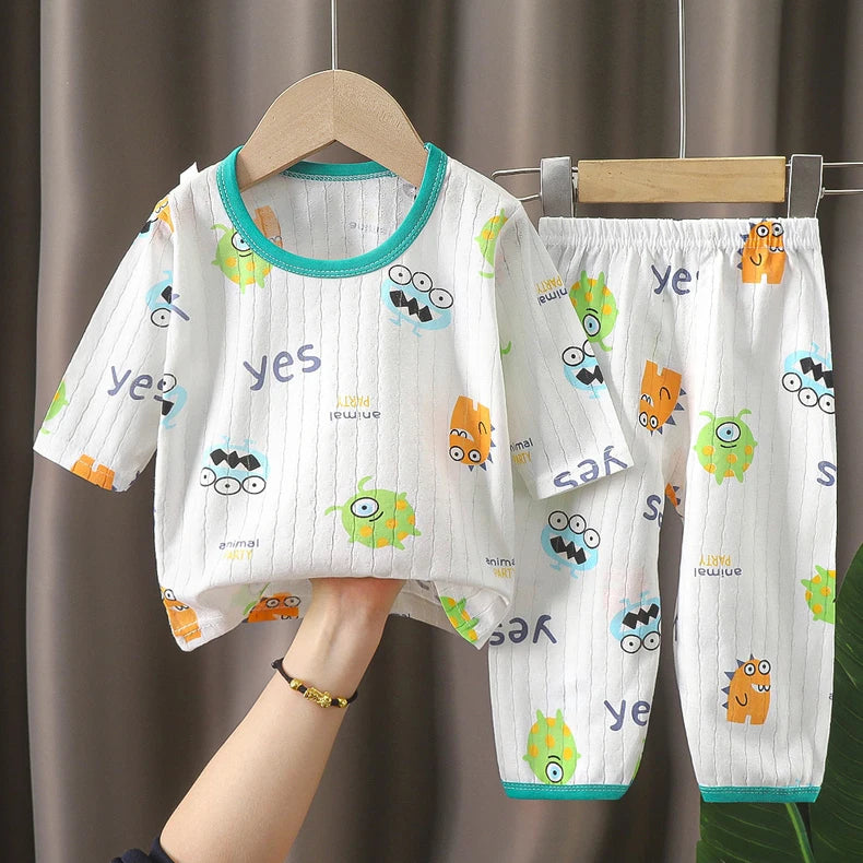 Kids Clothes Three Quarter Sleeve